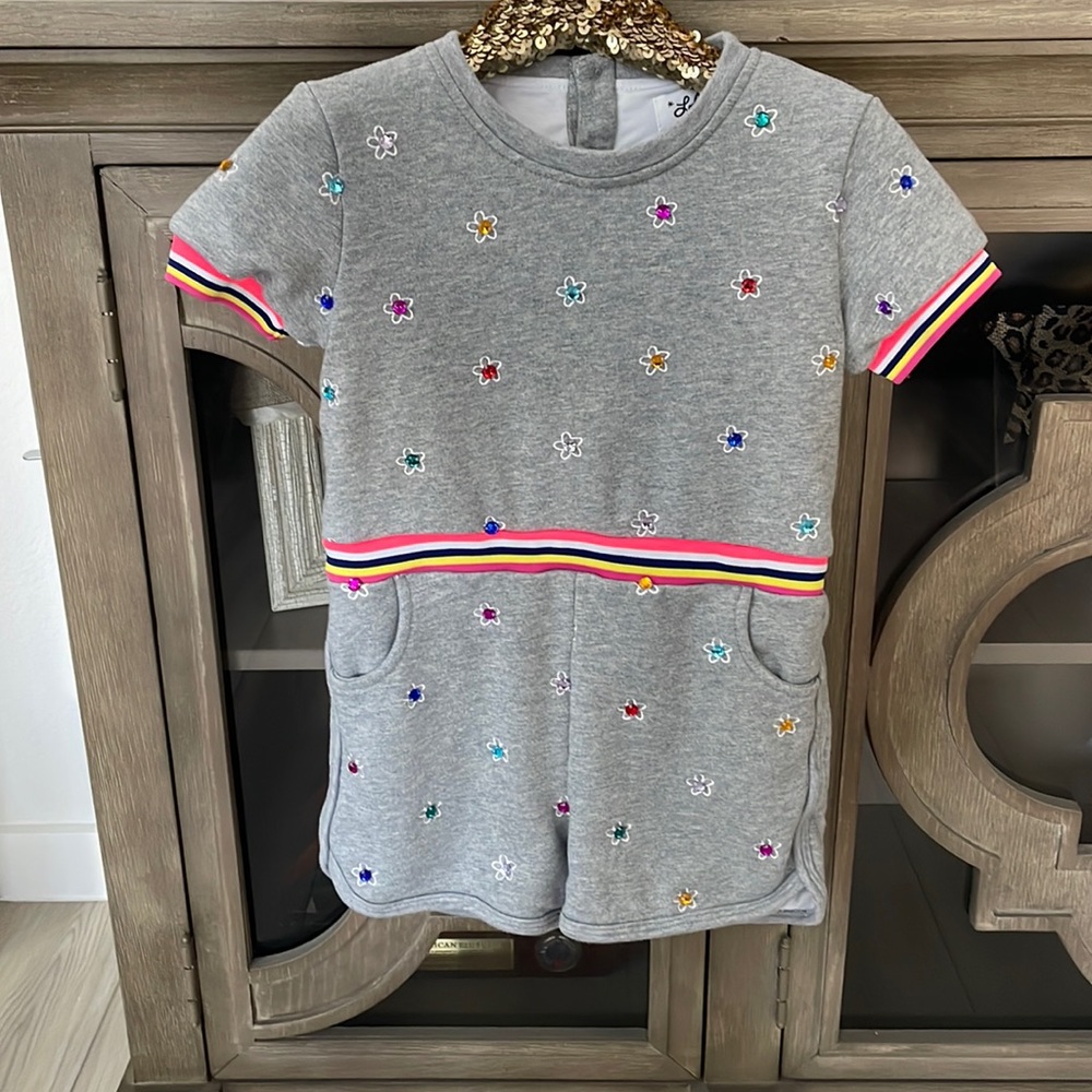 Lola & the Boys jeweled romper.